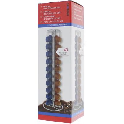 Support pour Capsules de Café SCANPART 2790002113 - 40 Capsules - Acier Inoxydable - Argent Support pour Capsules de Café SCANPART 2790002113 - 40 Capsules - Acier Inoxydable - Argent