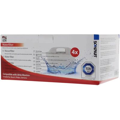 ScanPart Wasserfilter - 4er Pack für Brita Maxtra+ ScanPart Wasserfilter - 4er Pack für Brita Maxtra+