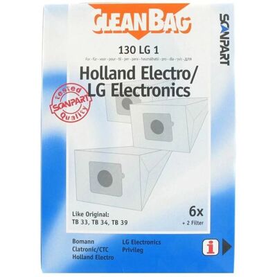 Cleanbag 130 LG 1 - Sac aspirateur Cleanbag 130 LG 1 - Sac aspirateur