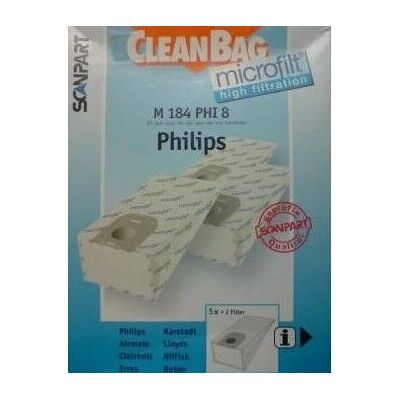 CleanBag M184 PHI 8 - Sachets d'aspirateur - Publicité CleanBag M184 PHI 8 - Sachets d'aspirateur - Publicité
