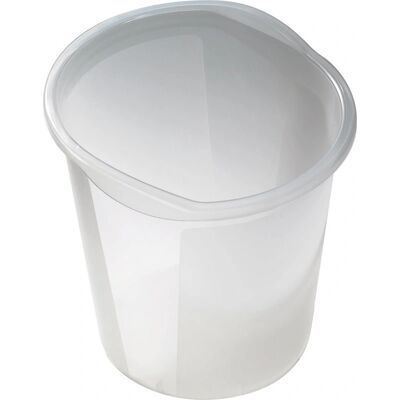 Helit H2360210 - Mülleimer - 13L Weiß Translucent Helit H2360210 - Mülleimer - 13L Weiß Translucent