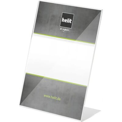 HELIT A5 Vertikaler Acryldisplay - 2 Stück HELIT A5 Vertikaler Acryldisplay - 2 Stück