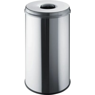 helit Cubo de basura de acero inoxidable 50L - Cubo de basura helit Cubo de basura de acero inoxidable 50L - Cubo de basura