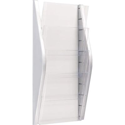 Helit H6270100 Wandprospekthalter - 4 Fächer für DIN A4 Helit H6270100 Wandprospekthalter - 4 Fächer für DIN A4