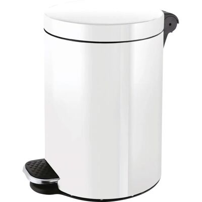 helit raccoglitore rifiuti con pedale - Waste Bin - 5 L - Bianco helit raccoglitore rifiuti con pedale - Waste Bin - 5 L - Bianco