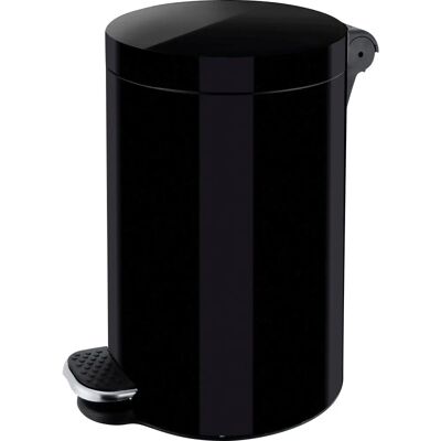 Cubo de basura con pedal de helit plateado - 20L Cubo de basura con pedal de helit plateado - 20L