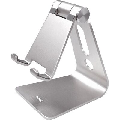 Supporto Smartphone Helit H2380100 Argento - Regolabile, Compatto Supporto Smartphone Helit H2380100 Argento - Regolabile, Compatto