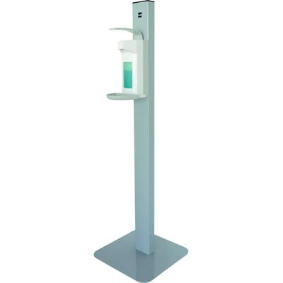 Dispensador de desinfectante helit - Estable, Plateado, Blanco, 1L Dispensador de desinfectante helit - Estable, Plateado, Blanco, 1L