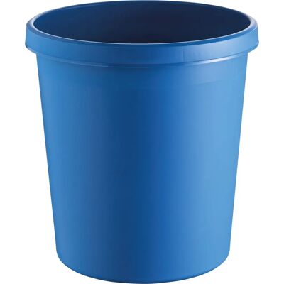 Helit H6105834 Blauer runder Abfalleimer - Abfalleimer Helit H6105834 Blauer runder Abfalleimer - Abfalleimer