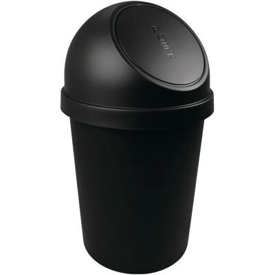 Helit - H700xØ403mm 45l - Schwarz - Waste Bin - Publicité Helit - H700xØ403mm 45l - Schwarz - Waste Bin - Publicité
