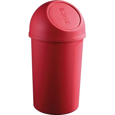Helit Roter Abfalleimer - 25L, Automatischer Deckel, Innenbereich Helit Roter Abfalleimer - 25L, Automatischer Deckel, Innenbereich