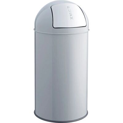 Contenedor de basura de acero inoxidable Helit H2401487 - 50L Gris para interiores Contenedor de basura de acero inoxidable Helit H2401487 - 50L Gris para interiores
