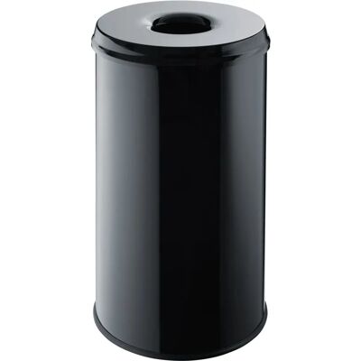 Helit Stahl-Abfalleimer 'the guardian' 50L Schwarz Helit Stahl-Abfalleimer 'the guardian' 50L Schwarz