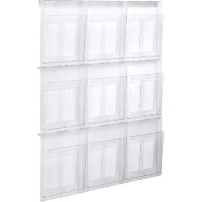 Helit Wall Display Model H6812102 - A4 9 Pockets Helit Wall Display Model H6812102 - A4 9 Pockets