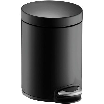 Helit Classic Abfalleimer - 20 Liter - Schwarz - Stahl Helit Classic Abfalleimer - 20 Liter - Schwarz - Stahl