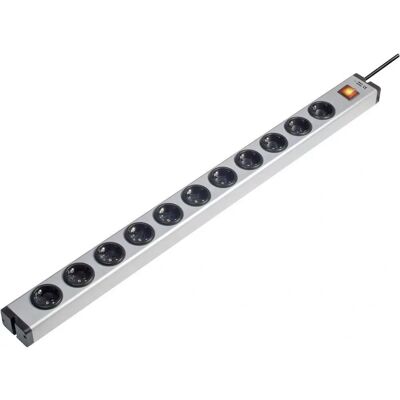 Ehmann 0601x00112031 Multipresa con Interruttore - Alluminio 11 Prese Ehmann 0601x00112031 Multipresa con Interruttore - Alluminio 11 Prese