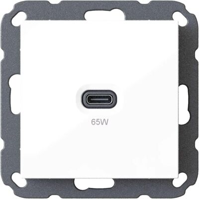 Ehmann 6560x0000 USB-Wandcontact - Wit - Elektrisch apparaat Ehmann 6560x0000 USB-Wandcontact - Wit - Elektrisch apparaat