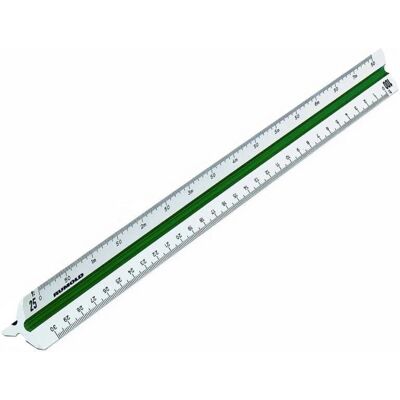 Rumold 150/1/30 - Precisions triangulär linjal Rumold 150/1/30 - Precisions triangulär linjal
