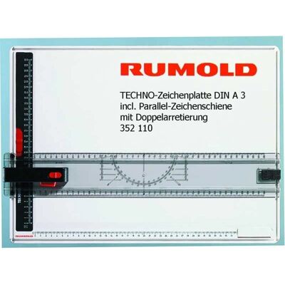 Rumold Modell 352110 Zeichenbrett A3 - Schwarz, Transparent Rumold Modell 352110 Zeichenbrett A3 - Schwarz, Transparent