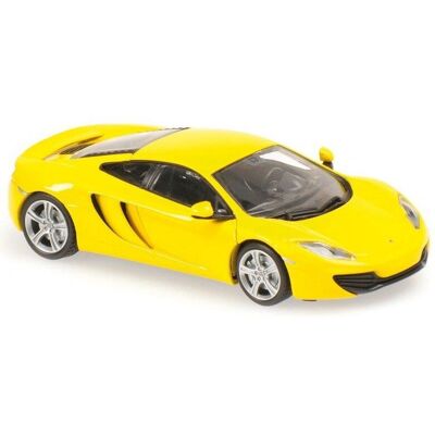 Miniaturowy samochód kolekcjonerski McLAREN 12C 2011 - Żółty Miniaturowy samochód kolekcjonerski McLAREN 12C 2011 - Żółty