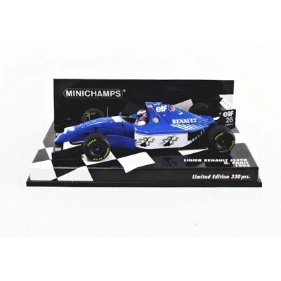 Minichamps - Ligier Renault JS39B 1994 - 1/43 - Bleu/Blanc - Scale model car - Publicité Minichamps - Ligier Renault JS39B 1994 - 1/43 - Bleu/Blanc - Scale model car - Publicité