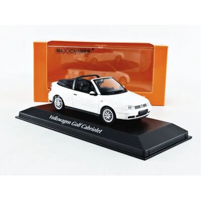 Maxichamps VW Golf IV Cabriolet 1/43 Weiß - Spielzeugauto Maxichamps VW Golf IV Cabriolet 1/43 Weiß - Spielzeugauto