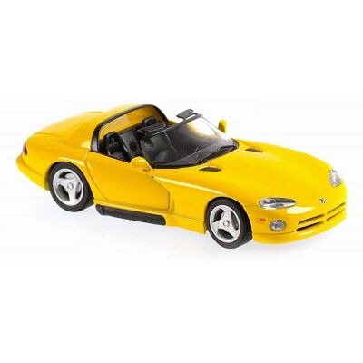 Maxichamps - Dodge Viper Roadster - Żółty - 1:43 Die-cast model car Maxichamps - Dodge Viper Roadster - Żółty - 1:43 Die-cast model car