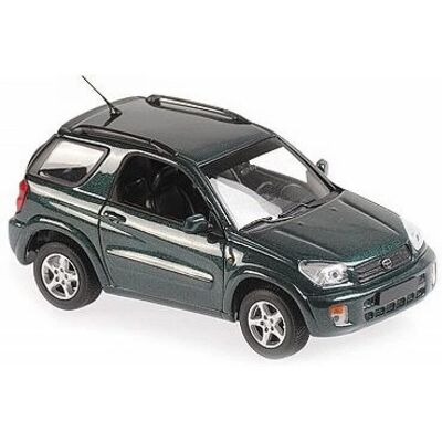 Maxichamps 1/43 Toyota RAV 4 ciemnozielony metaliczny Model kolekcjonerski Maxichamps 1/43 Toyota RAV 4 ciemnozielony metaliczny Model kolekcjonerski
