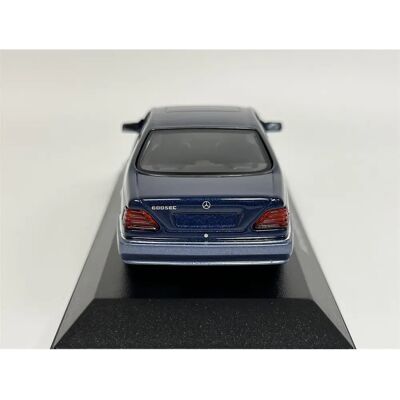 Maxichamps Mercedes 600 SEC 1992 - Bleu - Modèle 1:43 - Publicité Maxichamps Mercedes 600 SEC 1992 - Bleu - Modèle 1:43 - Publicité