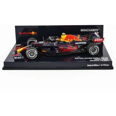 MINICHAMPS - RB16B Honda Monaco GP 2021 - Bleu/Rouge/Jaune - Publicité MINICHAMPS - RB16B Honda Monaco GP 2021 - Bleu/Rouge/Jaune - Publicité