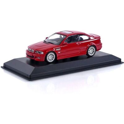 Minichamps BMW M3 E46 Rotes Diecast Modell - 1:43 Skala Minichamps BMW M3 E46 Rotes Diecast Modell - 1:43 Skala