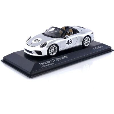 MINICHAMPS - Porsche 911 (991) Speedster 2019 - 1/43 - Biały Srebrny - Model odlewany auta MINICHAMPS - Porsche 911 (991) Speedster 2019 - 1/43 - Biały Srebrny - Model odlewany auta