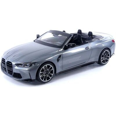 Minichamps - BMW M4 Cabriolet - Gris Métallisé - Publicité Minichamps - BMW M4 Cabriolet - Gris Métallisé - Publicité
