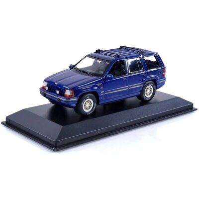Minichamps Jeep Grand Cherokee 1:43 Niebieski Model odlewany Minichamps Jeep Grand Cherokee 1:43 Niebieski Model odlewany
