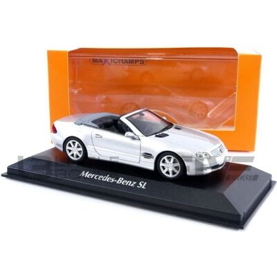 Model Mercedes Benz SL Klasa - R230 2001 - Srebrny Model Mercedes Benz SL Klasa - R230 2001 - Srebrny