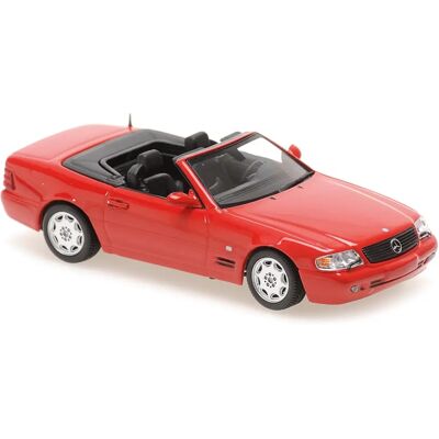Maxichamps Mercedes Benz SL R129 1:43 Rot Modell - Auto Maxichamps Mercedes Benz SL R129 1:43 Rot Modell - Auto