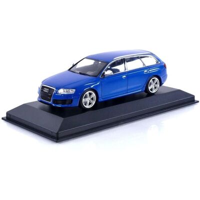Maxichamps Audi RS6 Avant 2007 - Niebieski Metaliczny - Samochód Maxichamps Audi RS6 Avant 2007 - Niebieski Metaliczny - Samochód