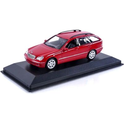 Maxichamps Mercedes C-klasa 2001 - Odlewany model 1:43 - Czerwony Maxichamps Mercedes C-klasa 2001 - Odlewany model 1:43 - Czerwony