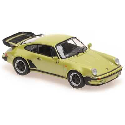 Maxichamps - Porsche 911 Turbo 3.3 930 1977 - Grün - 1/43 - Gussmodellauto Maxichamps - Porsche 911 Turbo 3.3 930 1977 - Grün - 1/43 - Gussmodellauto