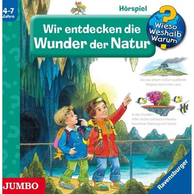 JUMBO Verlag Wir entdecken die Wunder der Natur - Audio CD - Bildungs-Audiobuch JUMBO Verlag Wir entdecken die Wunder der Natur - Audio CD - Bildungs-Audiobuch