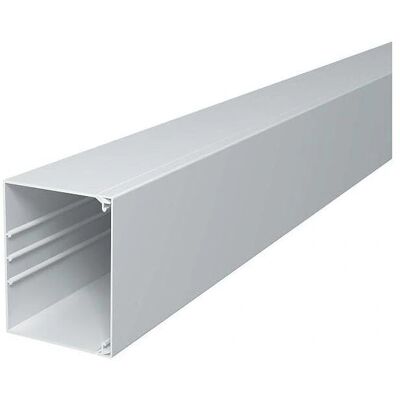 OBO Bettermann Kabelgoot WDK100130RW - 2000mm PVC Wit OBO Bettermann Kabelgoot WDK100130RW - 2000mm PVC Wit