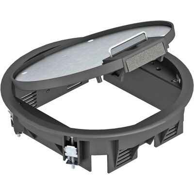OBO Bettermann Geräteeinsatz - Universalmontage, PA, Modell GESR4 U 9011 OBO Bettermann Geräteeinsatz - Universalmontage, PA, Modell GESR4 U 9011