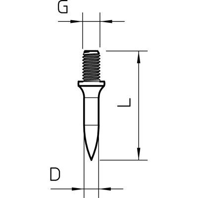 OBO Bettermann Tasselli in Acciaio Temperato Zincato M6 - 18mm - 100 pz OBO Bettermann Tasselli in Acciaio Temperato Zincato M6 - 18mm - 100 pz