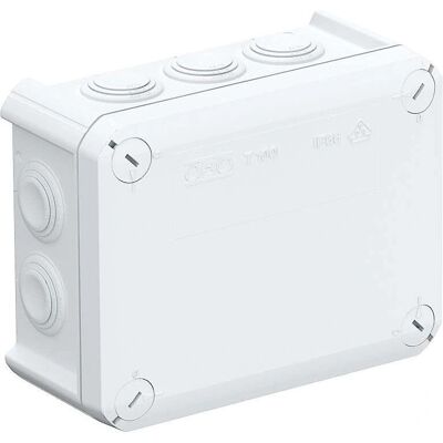 OBO T 100 RW Caja de derivación - IP66, 10mm², blanca OBO T 100 RW Caja de derivación - IP66, 10mm², blanca