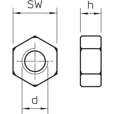 OBO Bettermann Écrou hexagonal en acier zingué M12 - DIN 934 - 100 pièces - Publicité OBO Bettermann Écrou hexagonal en acier zingué M12 - DIN 934 - 100 pièces - Publicité