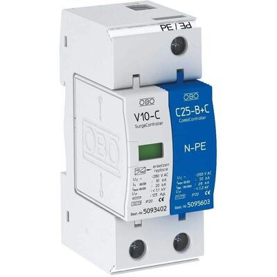 Protector de sobretensiones OBO Bettermann - 10kA 280V Tipo 2+3 Protector de sobretensiones OBO Bettermann - 10kA 280V Tipo 2+3