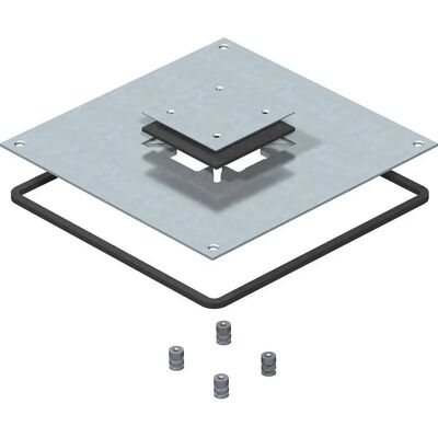 OBO - DUF 250-3DAT - 282x282x4 - Stahl 4 mm - Montageabdeckung OBO - DUF 250-3DAT - 282x282x4 - Stahl 4 mm - Montageabdeckung