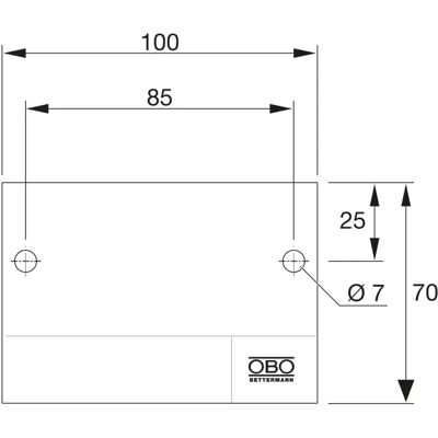 OBO Bettermann Wall Label for Fire Systems - Identification Sign OBO Bettermann Wall Label for Fire Systems - Identification Sign