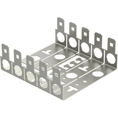 OBO Bettermann Silver Mounting Tray 5 LSA Plus Modules OBO Bettermann Silver Mounting Tray 5 LSA Plus Modules