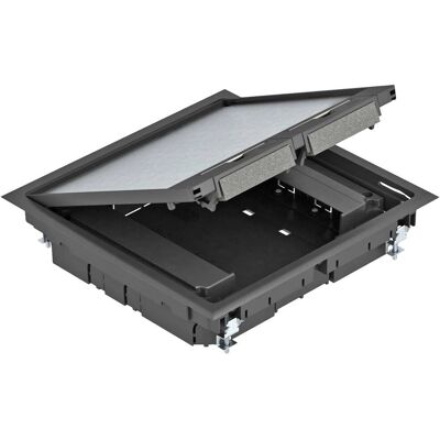 OBO Bettermann Geräteinsatz für Kanalinstallation - GES9 55U V 9011 OBO Bettermann Geräteinsatz für Kanalinstallation - GES9 55U V 9011